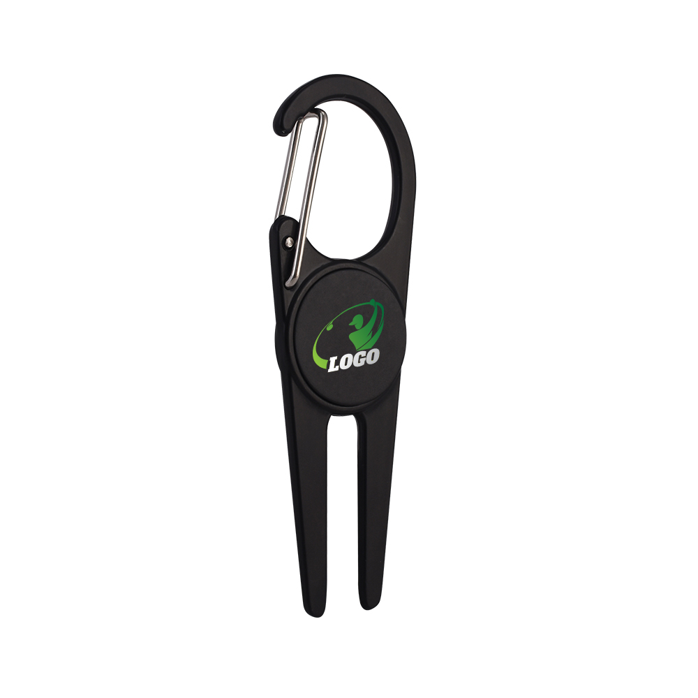 Emster Golf Divot Tool Black with Logo Emster Golf Divot Tool Black with Logo