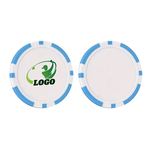 Custom Logo Plastics Poker Chips Ball Markers