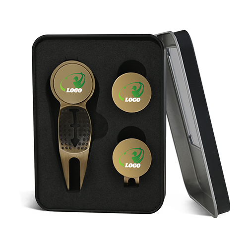 Premium Golf Divot Tool & Ball Marker Gift Set