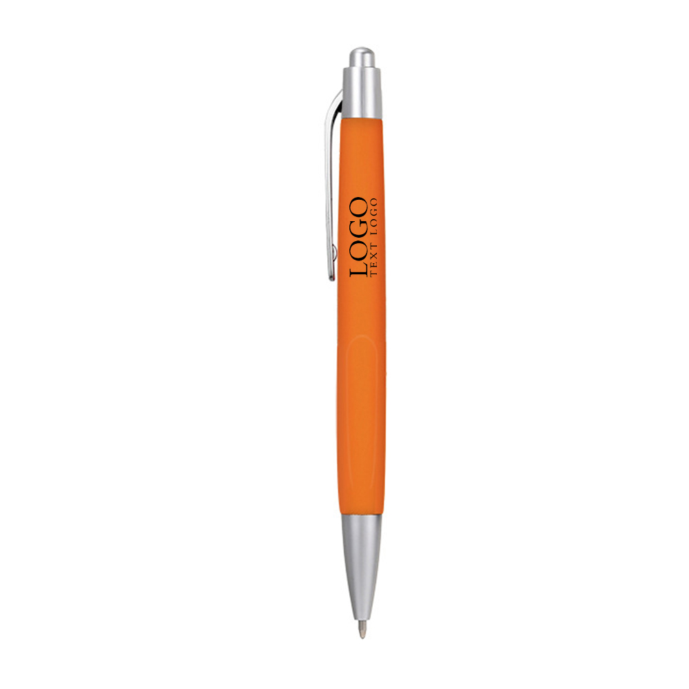 Click-It Neon Colored Medium Ballpoint Pen Orange