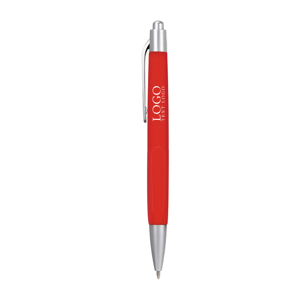 Click-It Neon Colored Medium Ballpoint Pen Red