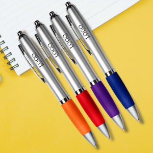 Silver Retractable Basset II Pen
