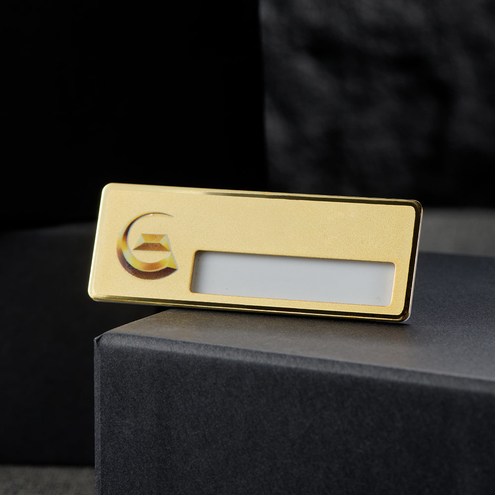 Luxury Stainless Steel Custom Name Badges