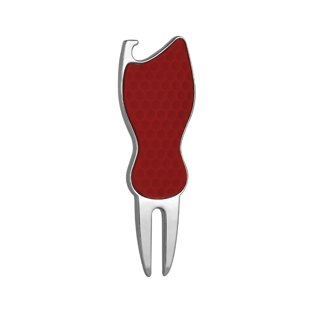 Magnetic Ball Marker and Divot Tool Gift Set Red