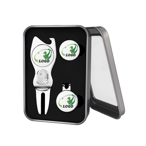 Magnetic Ball Marker and Divot Tool Gift Set