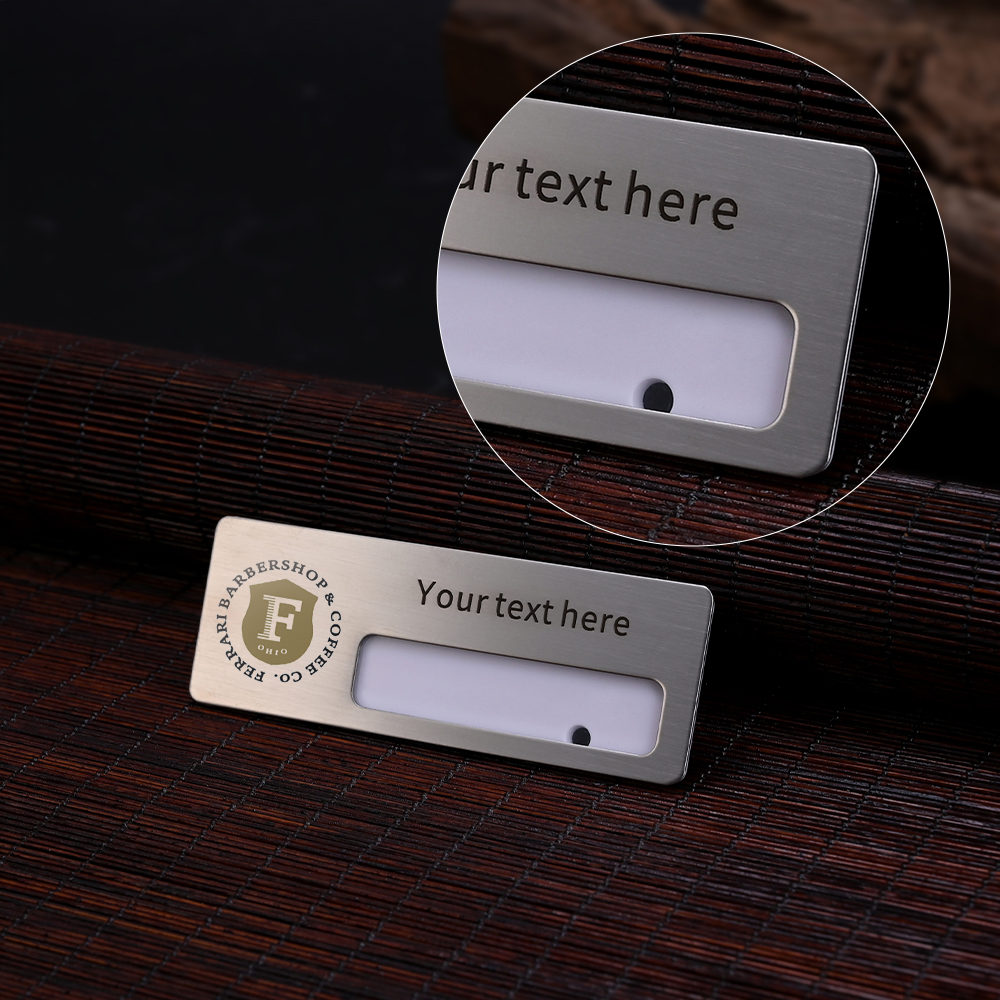 Half-groove Name Badges4