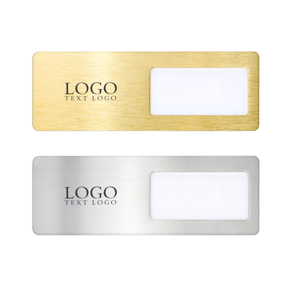 Square Groove Name Tags
