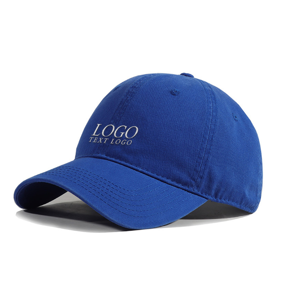 Casual Classic Custom Hat Navy Blue with Logo