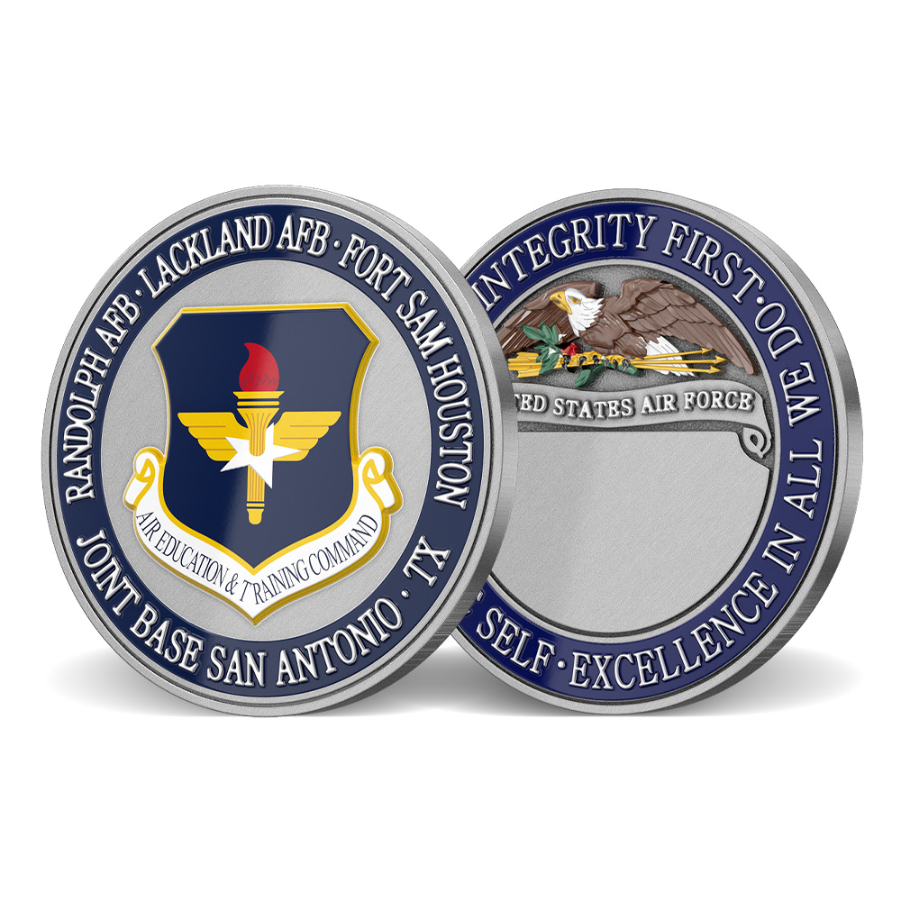 Air Education and Training Command Custom Challenge Coin