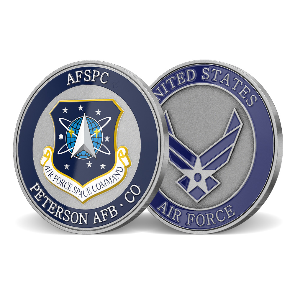 Air Force Space Command Custom Challenge Coin