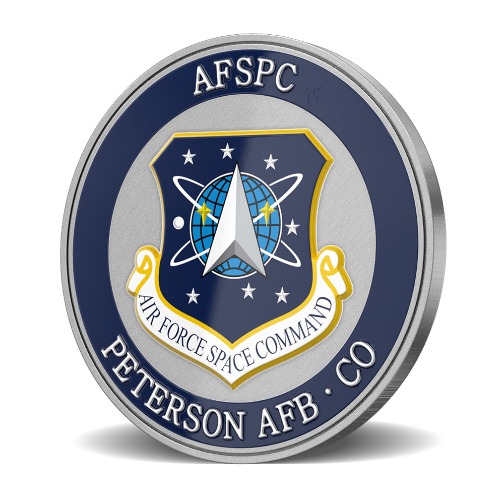Air Force Space Command Custom Challenge Coins