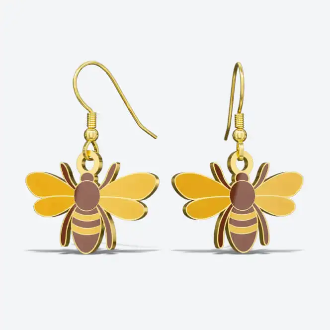 Artist Enamel Earrings