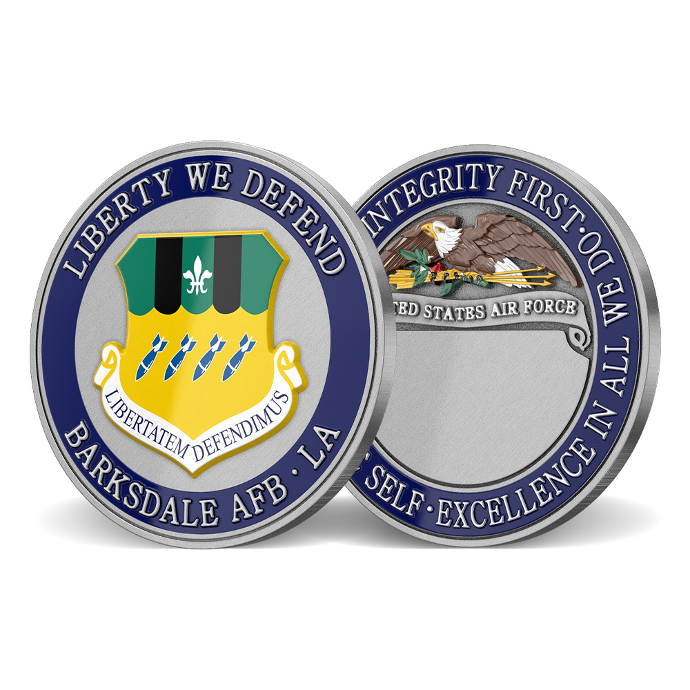 Barksdale Air Force Base Custom Challenge Coin
