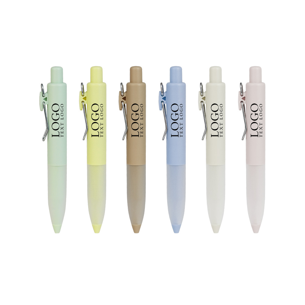 Customized High-value Short Chubby Pens Color Diagram