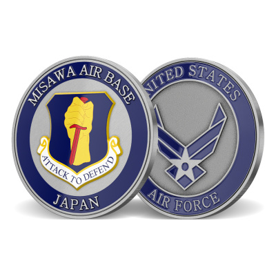 Misawa Air Base Custom Challenge Coins 