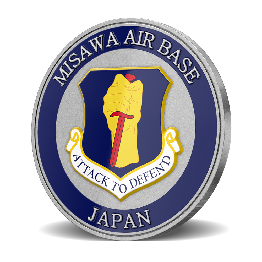 Misawa Air Base Custom Challenge Coins 