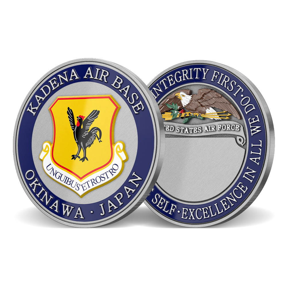 U.S. Air Force Kadena Air Base Custom Challenge Coins