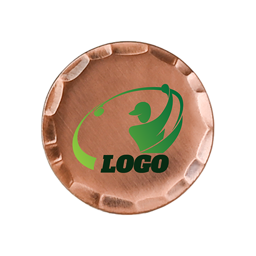 Custom Antique Copper Golf Ball Marker