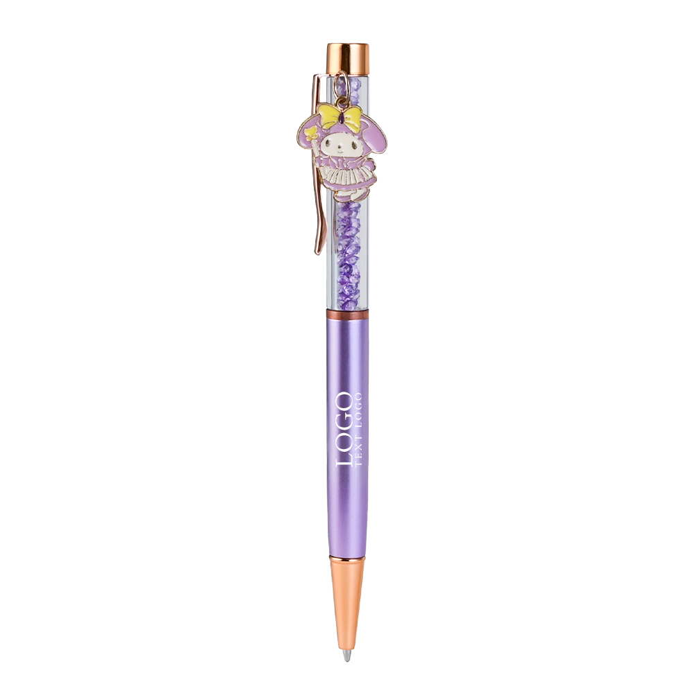 Batch Custom Ballpoint Pens with Purple Picture