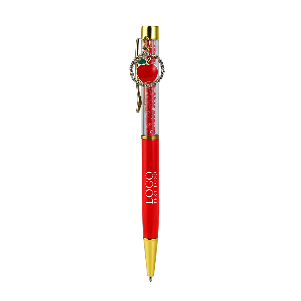 Custom Pens with Red Apple