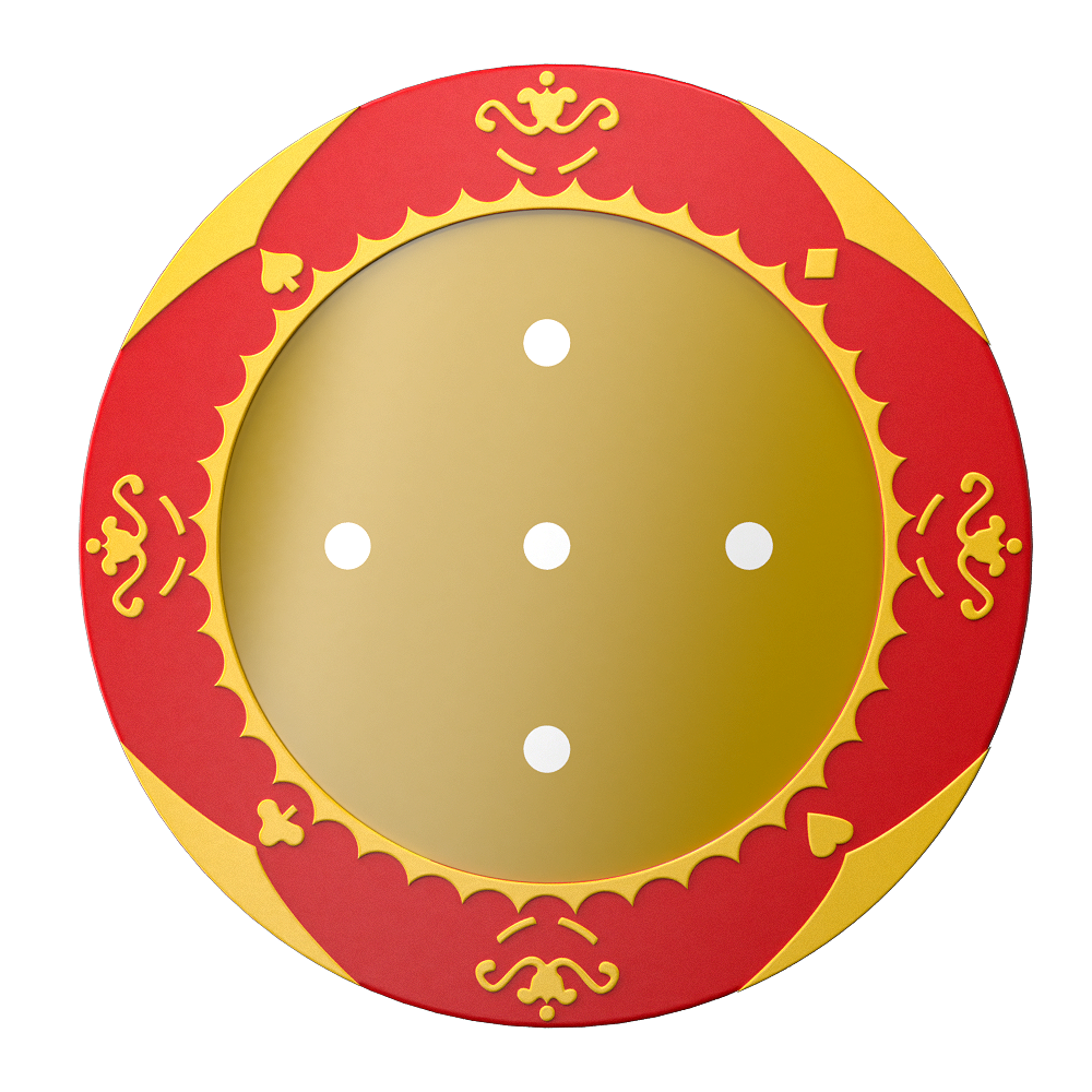 Tulip Edge Poker Chips Orange