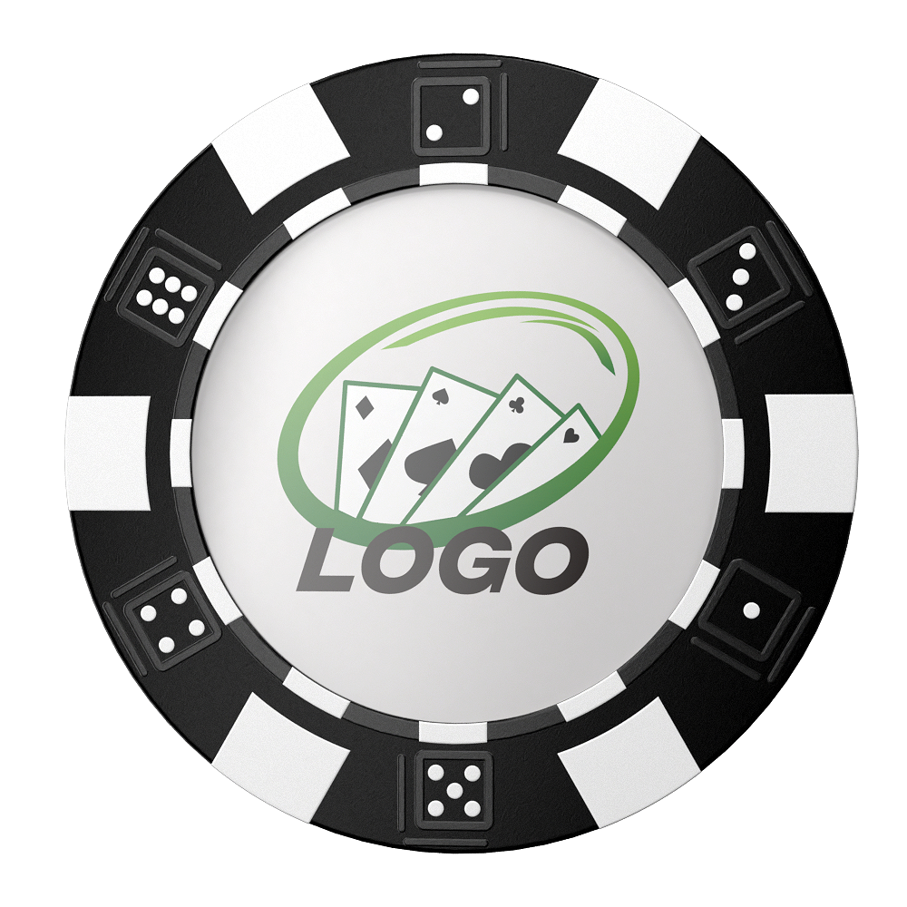 Dice Logo Plastic Chips Free Shipping Black With Logo Dice Logo Plastic Chips Free Shipping Black With Logo