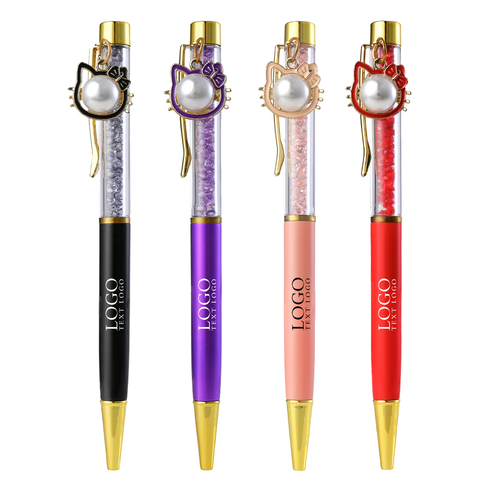 Custom Ballpoint Pen with Cat Pendant Color Diagram