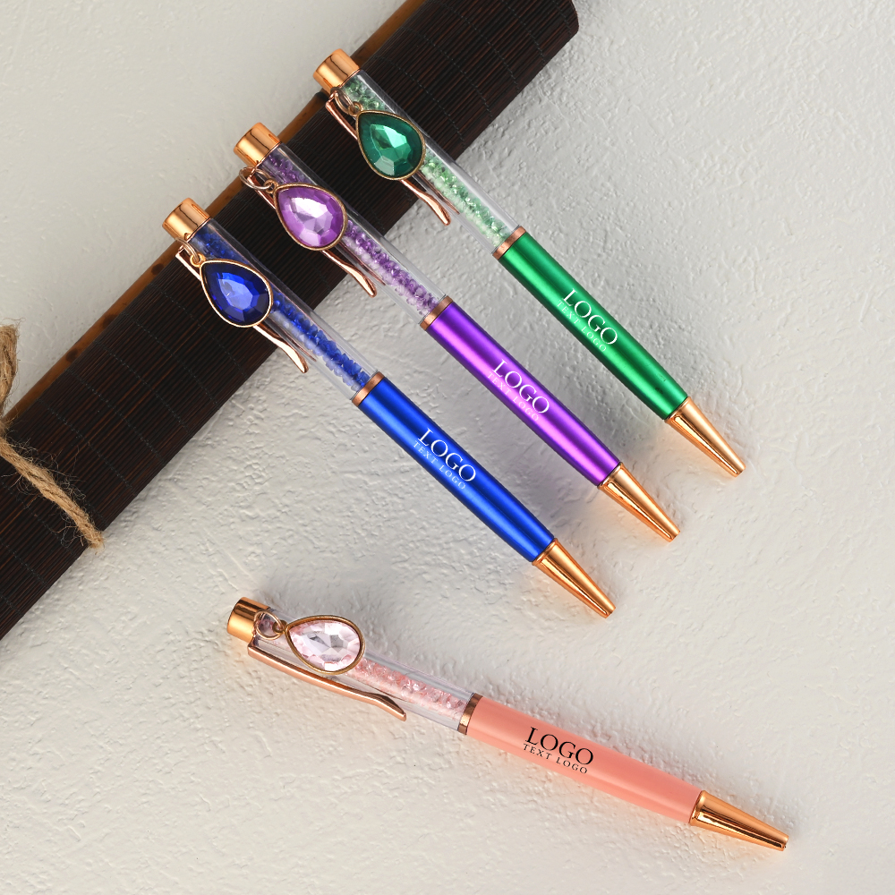 Custom Cartoon Diamond Pendant Pens Scene Diagram