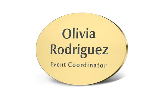 Custom Engraved Metal Name Tags