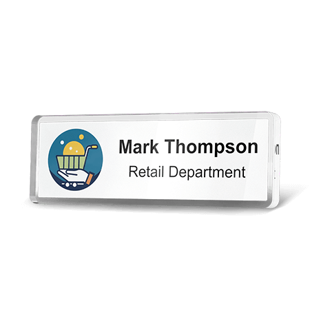Custom Plastic Name Tags