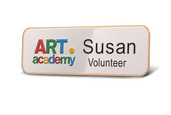 Magnetic Name Tags with Logo