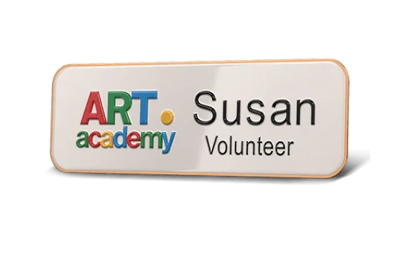 Magnetic Name Tags with Logo