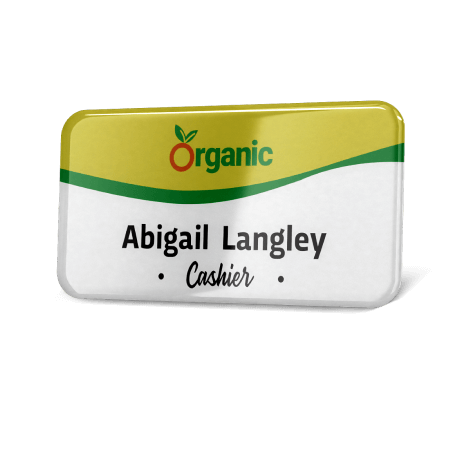 Plastic Name Tags Custom