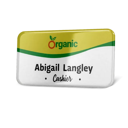 Plastic Name Tags Custom