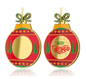 Custom Christmas Light Bulb Ornaments