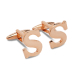 Custom Letter S Initial Cufflinks