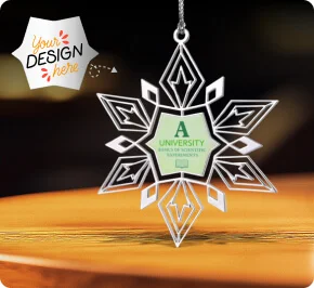 Custom Rhombic Edge Ornaments