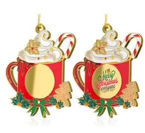 Custom Teacup lce Cream Ornaments Custom Teacup lce Cream Ornaments