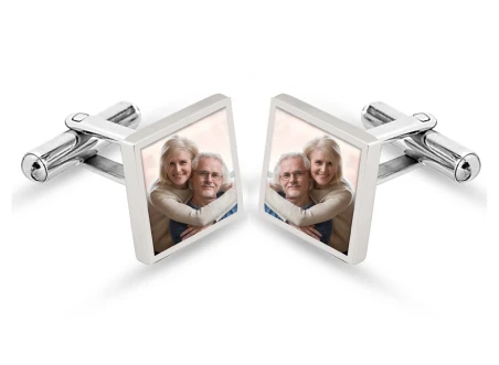 Customized Square Picture Cufflinks Customized Square Picture Cufflinks