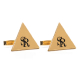 Elegant Personalized Triangle Cufflinks