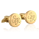 Engraved Cufflinks in Gold