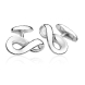 Infinity Symbol Sterling Silver Cufflinks