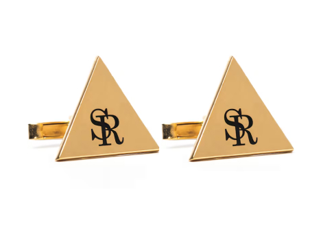 Personalized Triangle Cufflinks