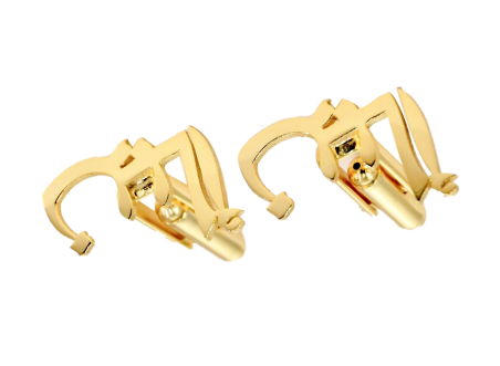 Vintage Gold Stirrup Cufflinks