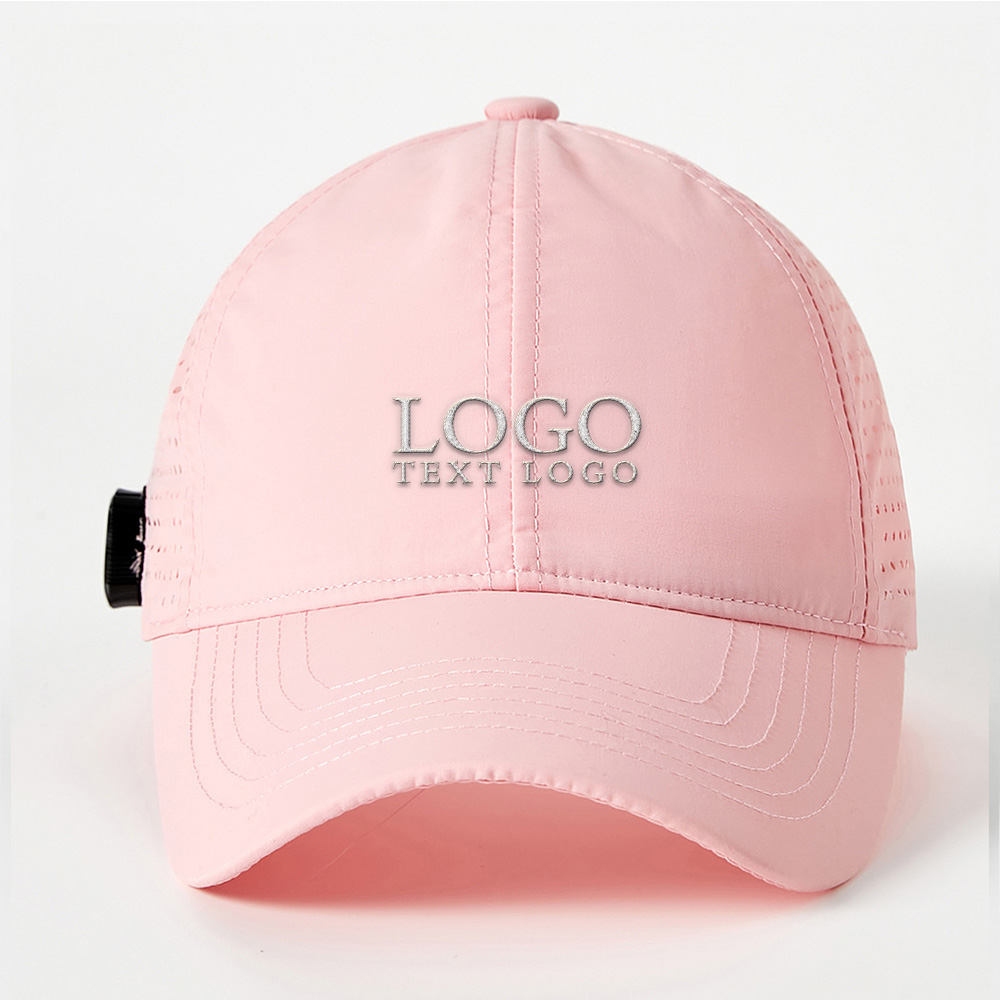 AquaShield Baseball Hat Pink with Logo