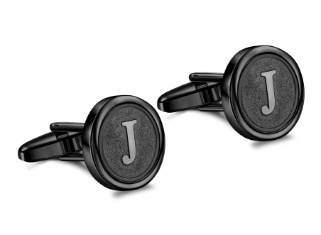 Classic Mens Cufflinks with Initials