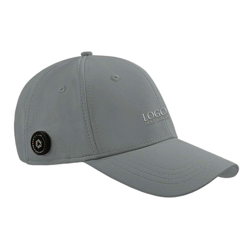 Classic Spin Baseball Hat Gray with Logo