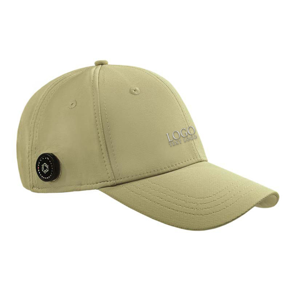 Classic Spin Baseball Hat Khaki with Logo