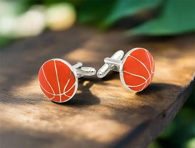 Creative Basketball Cufflinks