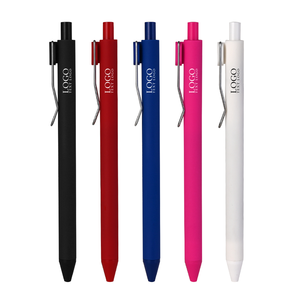 Custom Click-Action Gel Pens Color Diagram